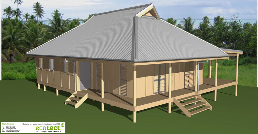 Aitutaki Bach - Tropical Collection Drawing Plans