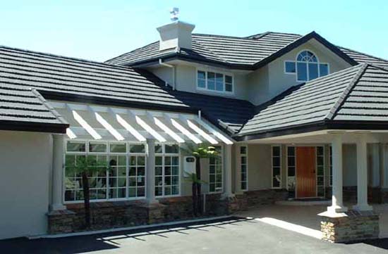 Entrance and Pergola/Glazing to Gym