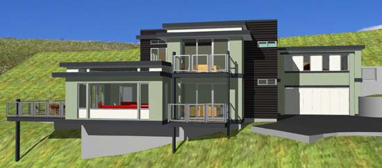 CAD rendering from the west