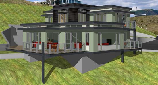 CAD rendering from the North West