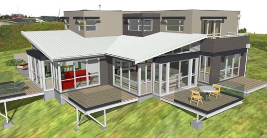 Freeman Rendering Birdseye view from North West