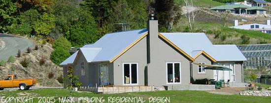 Completed house from North
