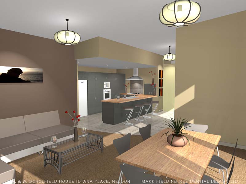 Kitchen viewed from Dining Area