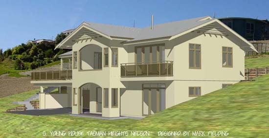 Final Design rendering from south west